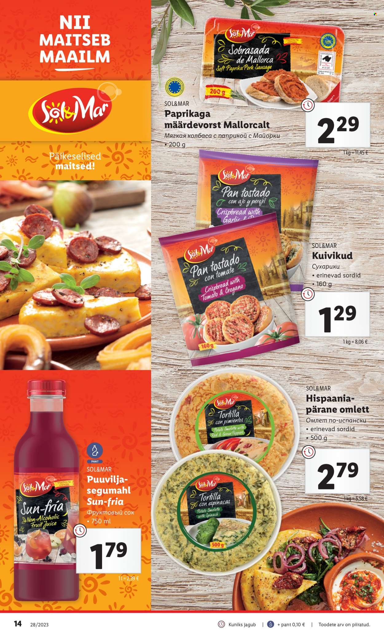 Lidl kliendileht - 10.07.2023 - 16.07.2023. Lehekülg 14
