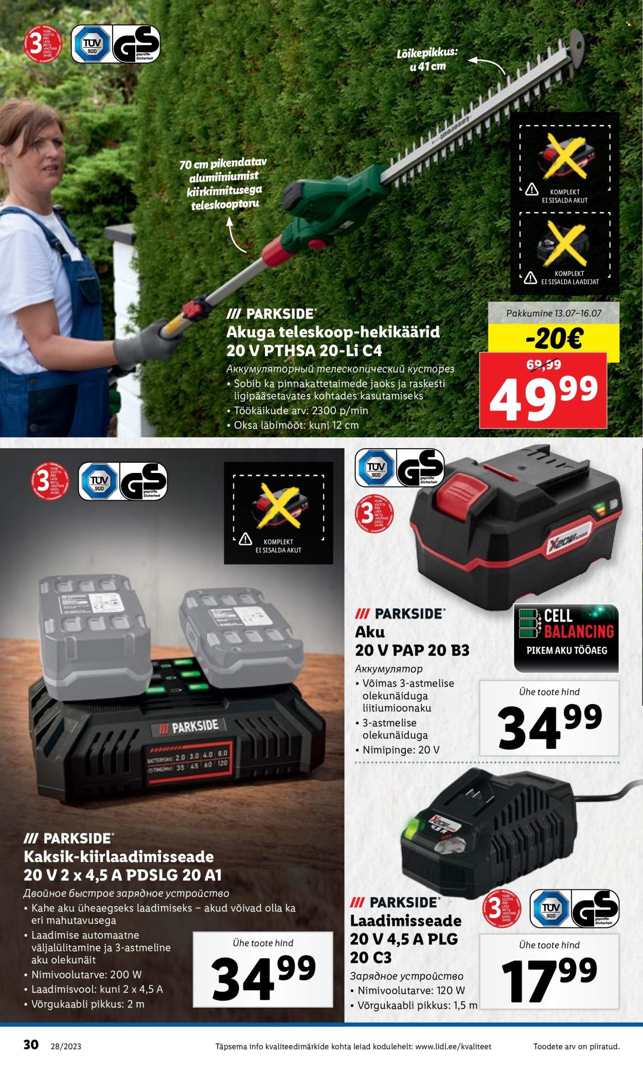 Lidl kliendileht - 10.07.2023 - 16.07.2023. Lehekülg 30