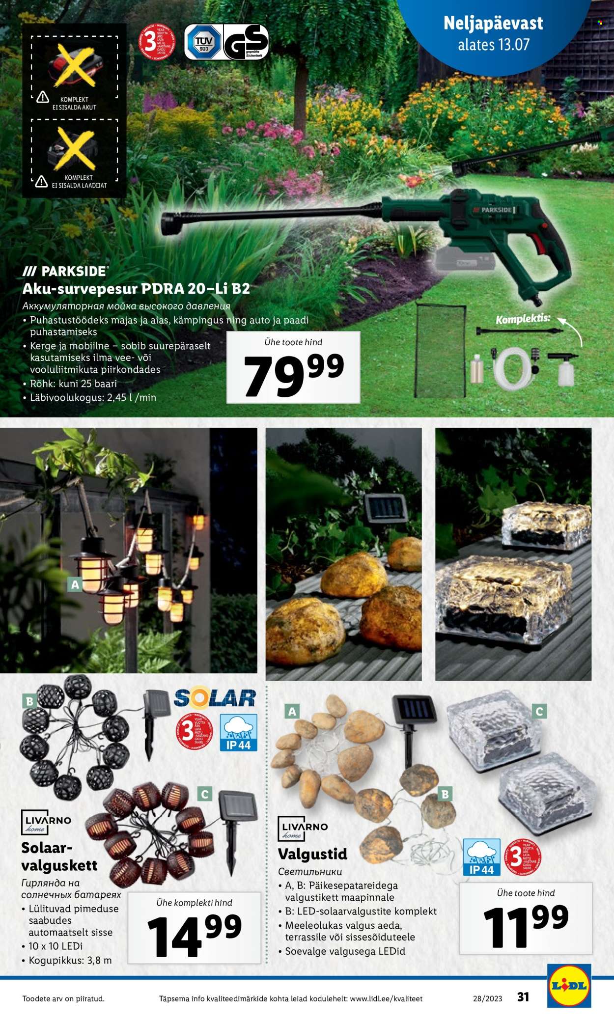 Lidl kliendileht - 10.07.2023 - 16.07.2023. Lehekülg 31