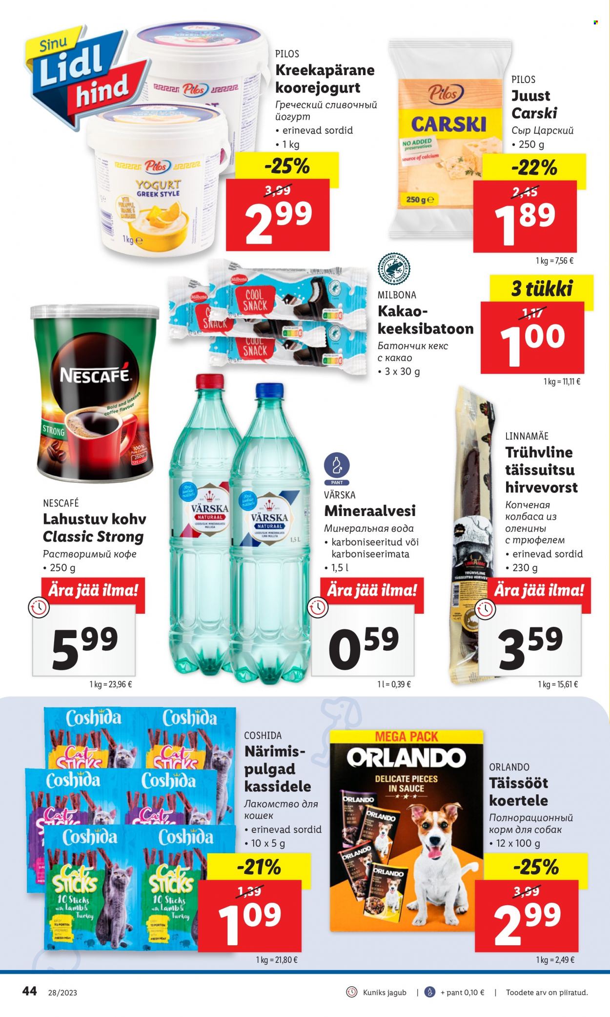Lidl kliendileht - 10.07.2023 - 16.07.2023. Lehekülg 44