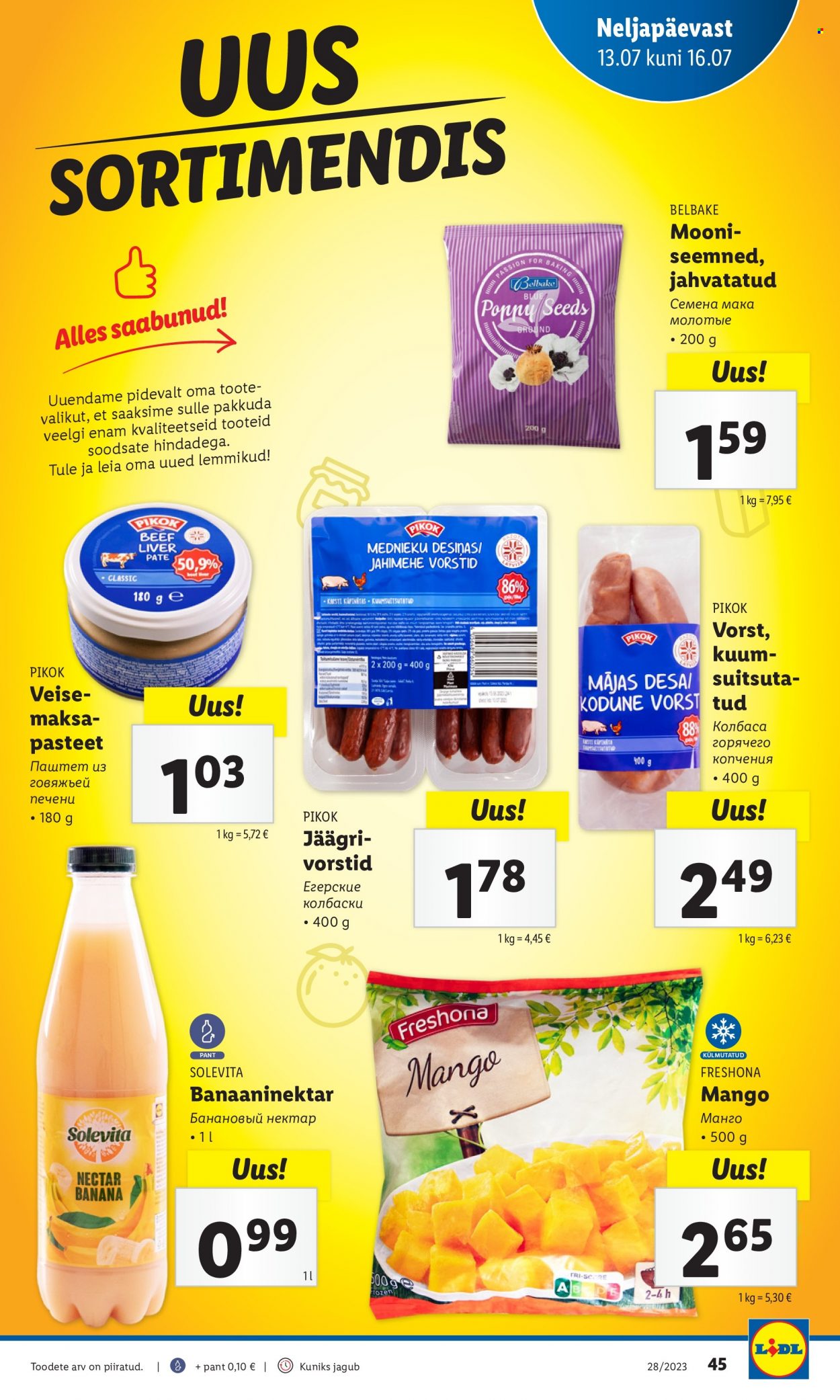Lidl kliendileht - 10.07.2023 - 16.07.2023. Lehekülg 45