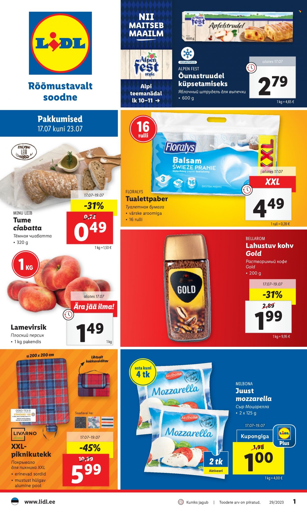 Lidl kliendileht - 17.07.2023 - 23.07.2023. Lehekülg 1