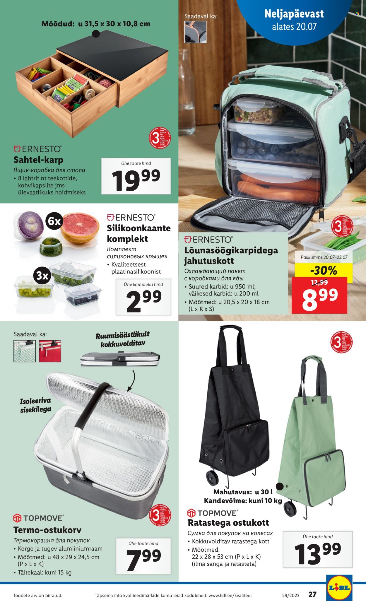 Lidl kliendileht - 17.07.2023 - 23.07.2023. Lehekülg 27