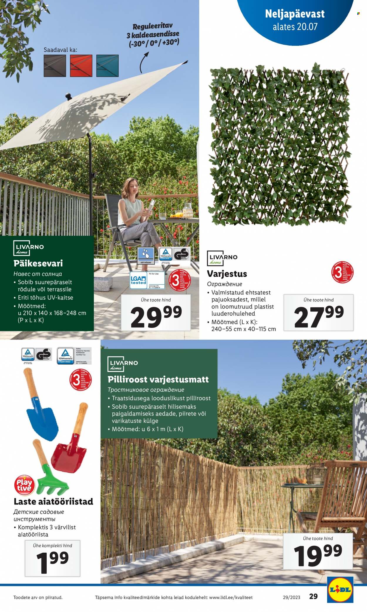 Lidl kliendileht - 17.07.2023 - 23.07.2023. Lehekülg 29