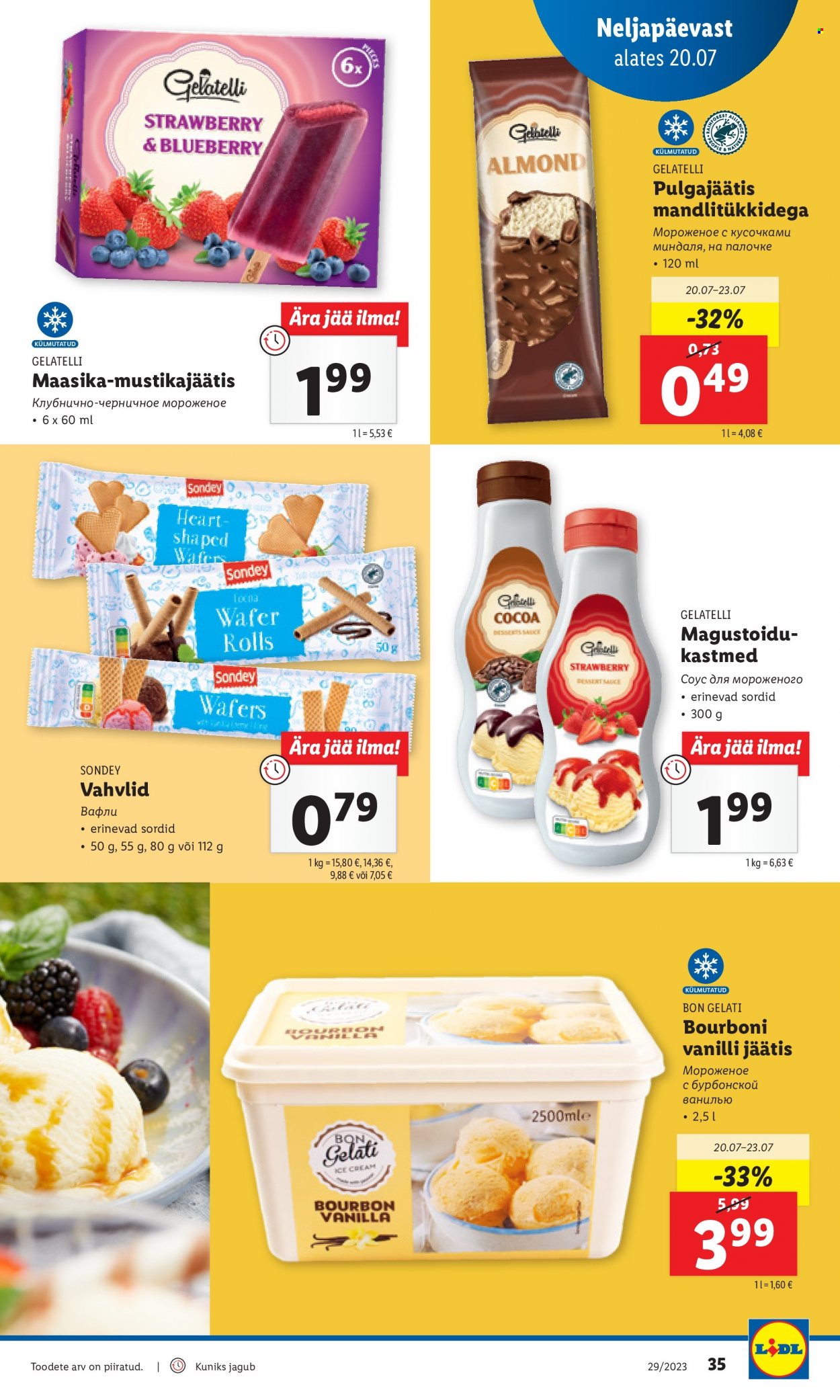 Lidl kliendileht - 17.07.2023 - 23.07.2023. Lehekülg 35