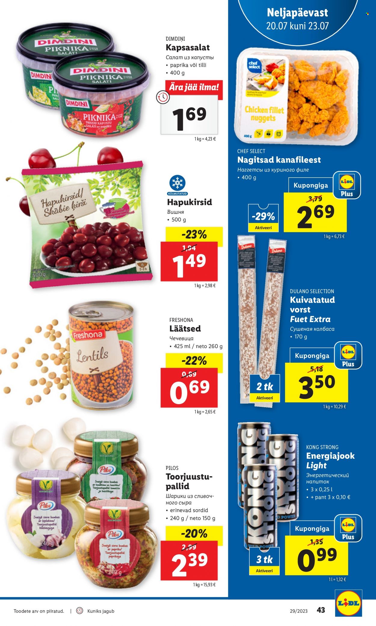 Lidl kliendileht - 17.07.2023 - 23.07.2023. Lehekülg 43