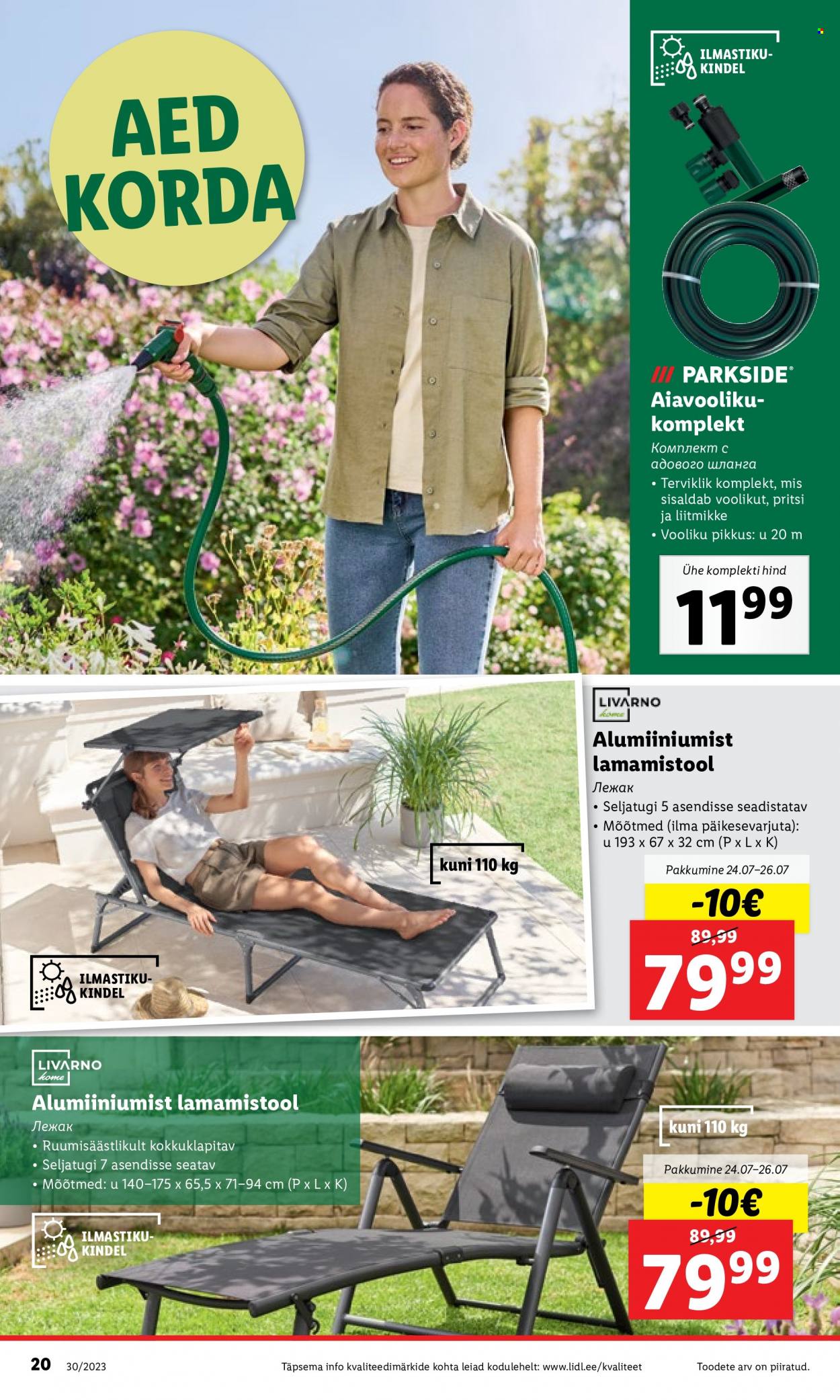 Lidl kliendileht - 24.07.2023 - 30.07.2023. Lehekülg 20