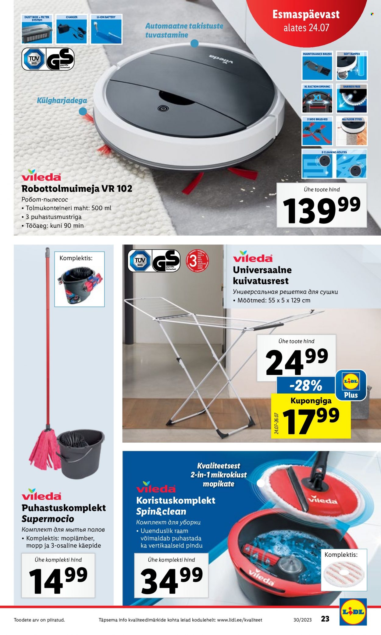 Lidl kliendileht - 24.07.2023 - 30.07.2023. Lehekülg 23