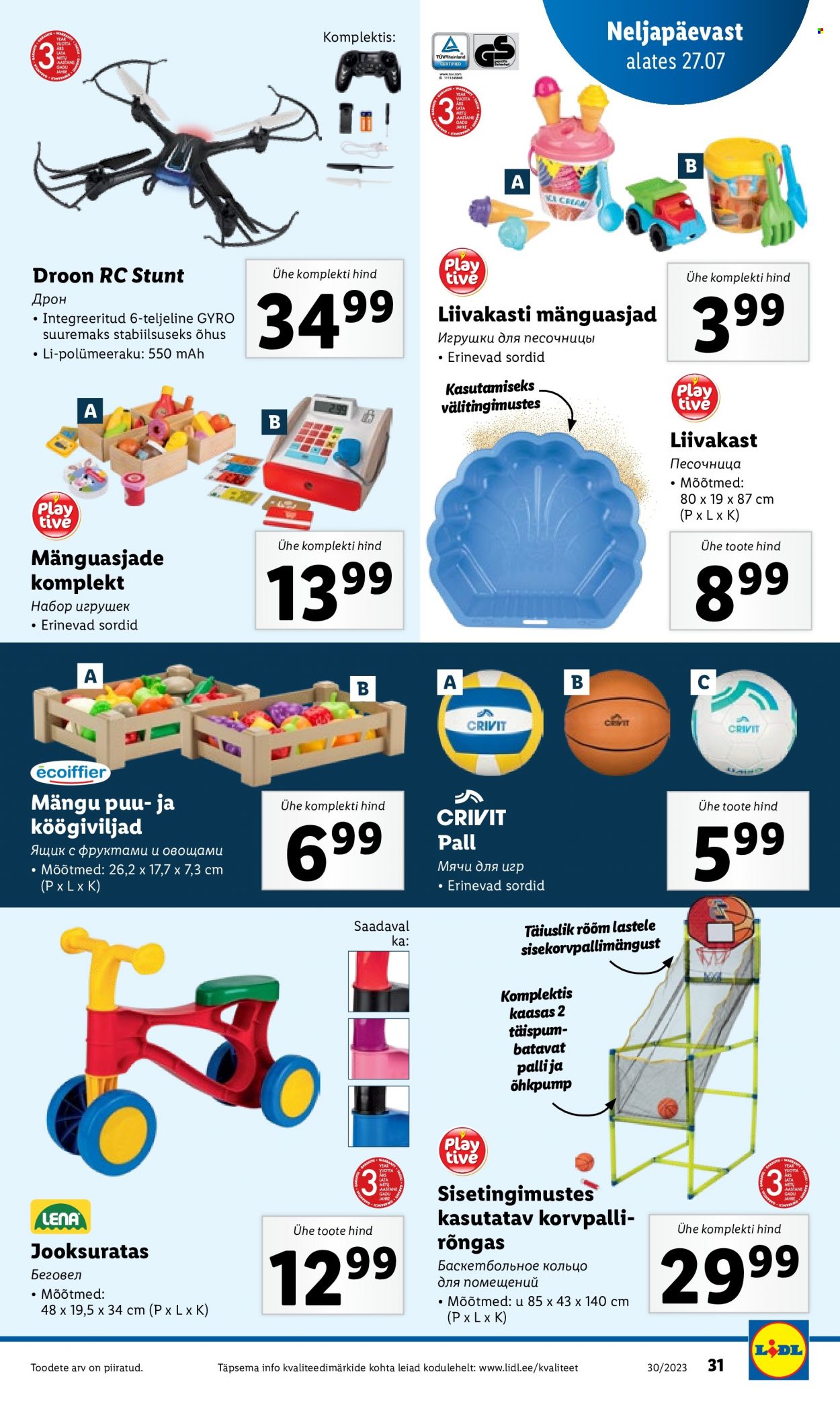 Lidl kliendileht - 24.07.2023 - 30.07.2023. Lehekülg 31