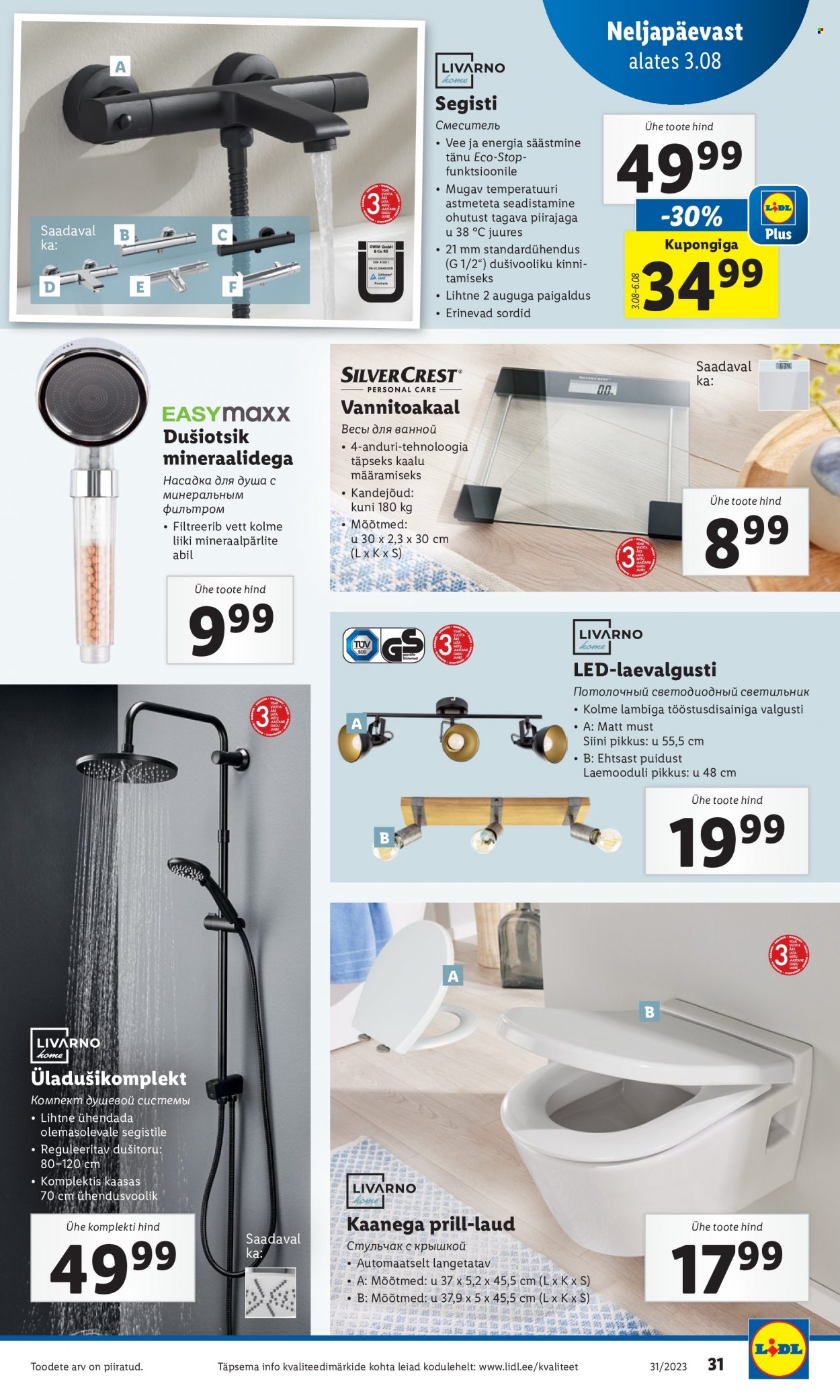 Lidl kliendileht - 31.07.2023 - 06.08.2023. Lehekülg 31