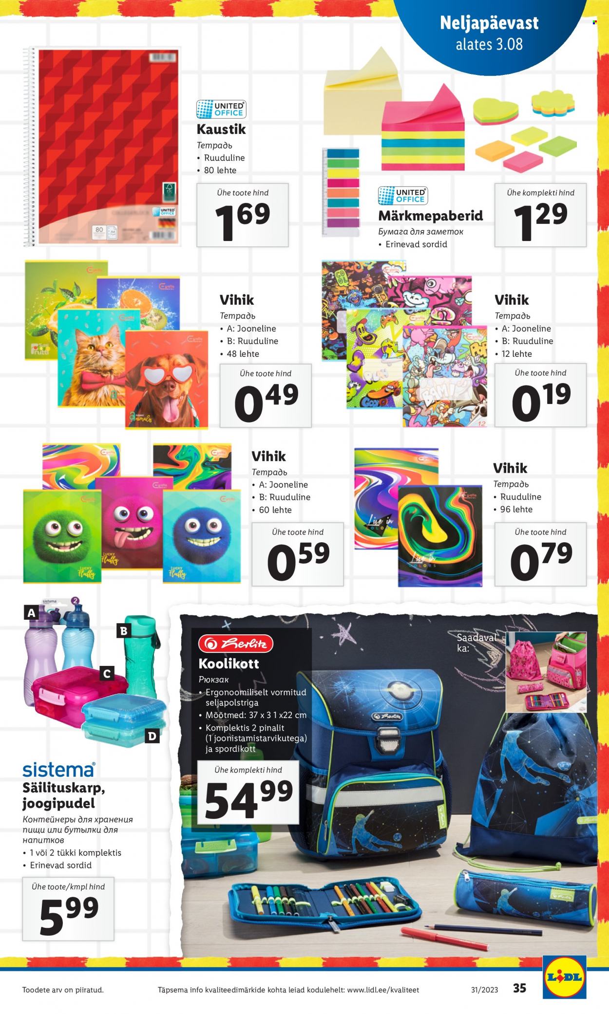 Lidl kliendileht - 31.07.2023 - 06.08.2023. Lehekülg 35