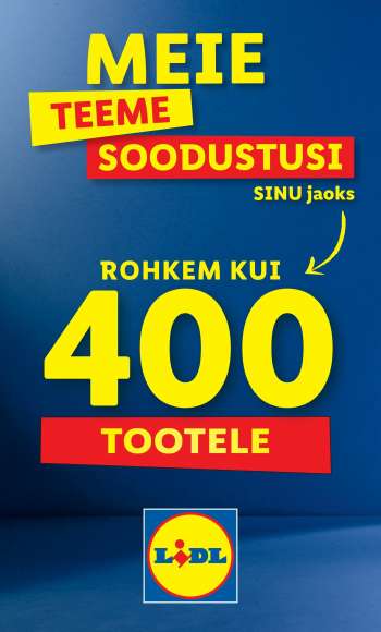 Kaupluse Lidl kliendileht.