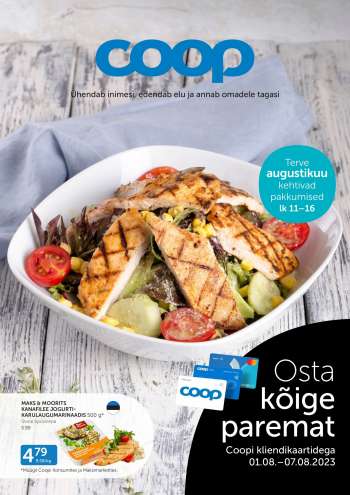 Kaupluse Coop kliendileht - 01.08.2023 - 07.08.2023.