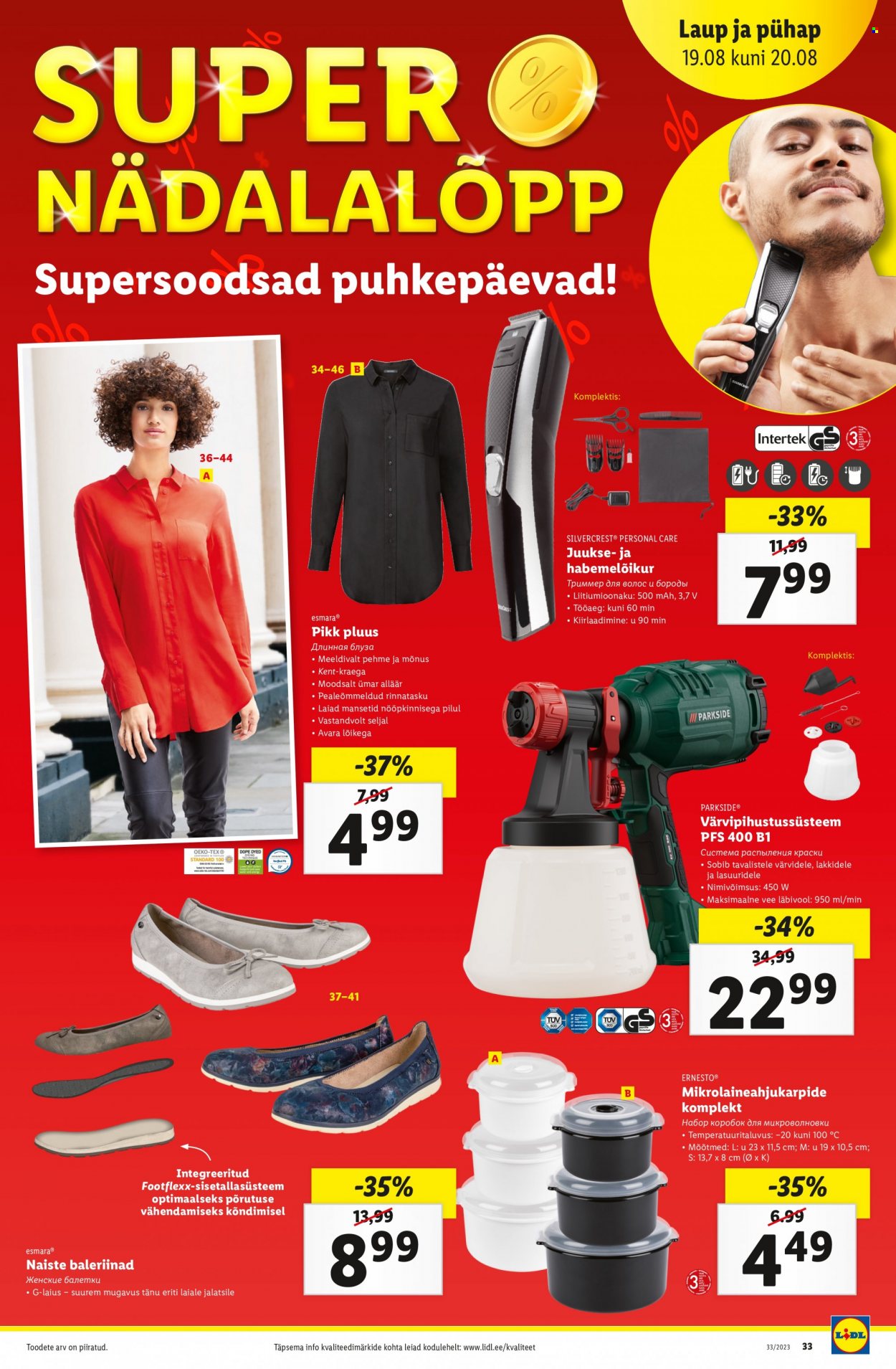 Lidl kliendileht - 14.08.2023 - 20.08.2023. Lehekülg 33