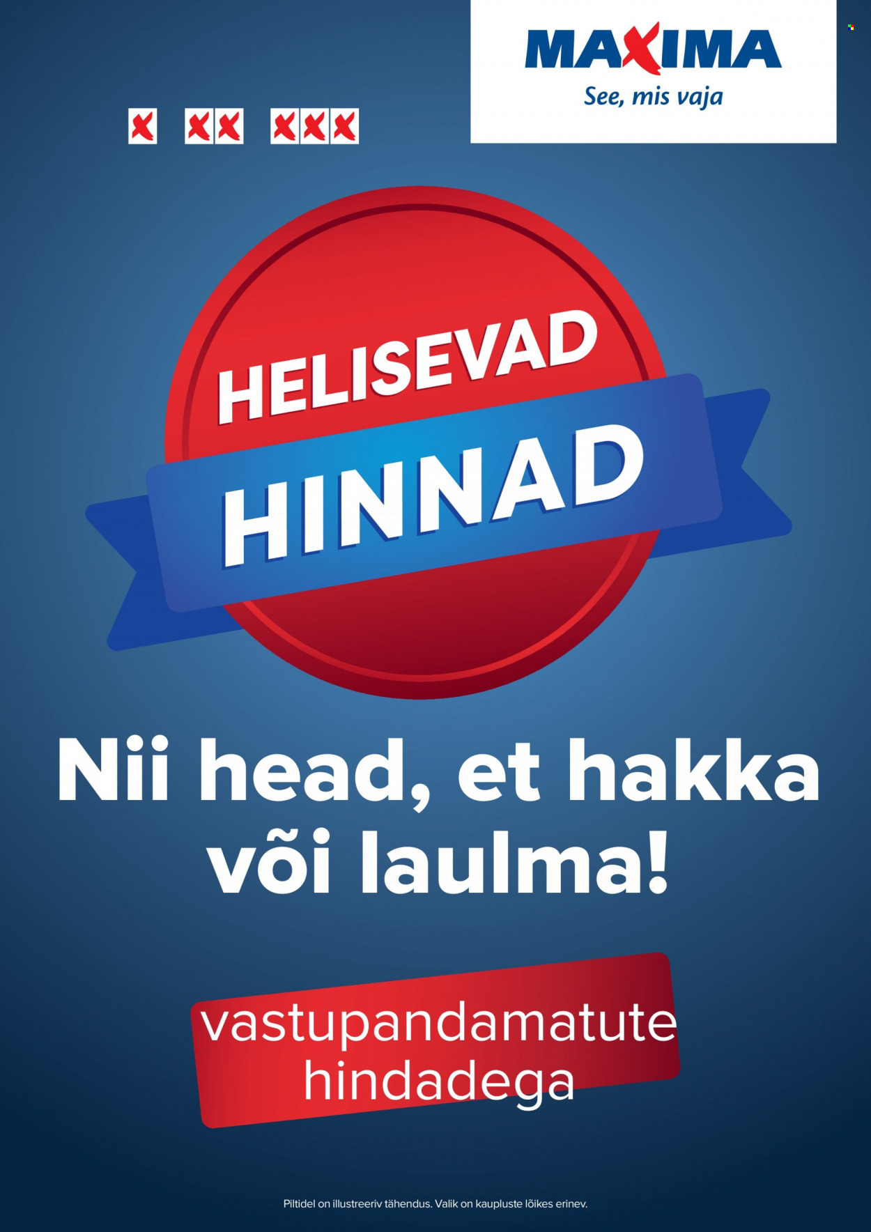 Maxima kliendileht. Lehekülg 1