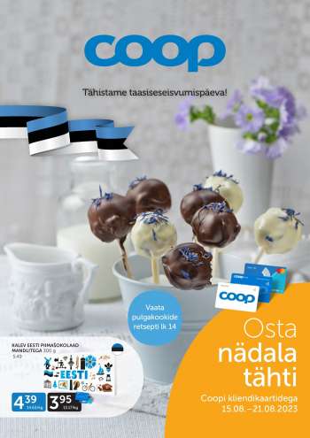 Kaupluse Coop kliendileht - 15.08.2023 - 21.08.2023.