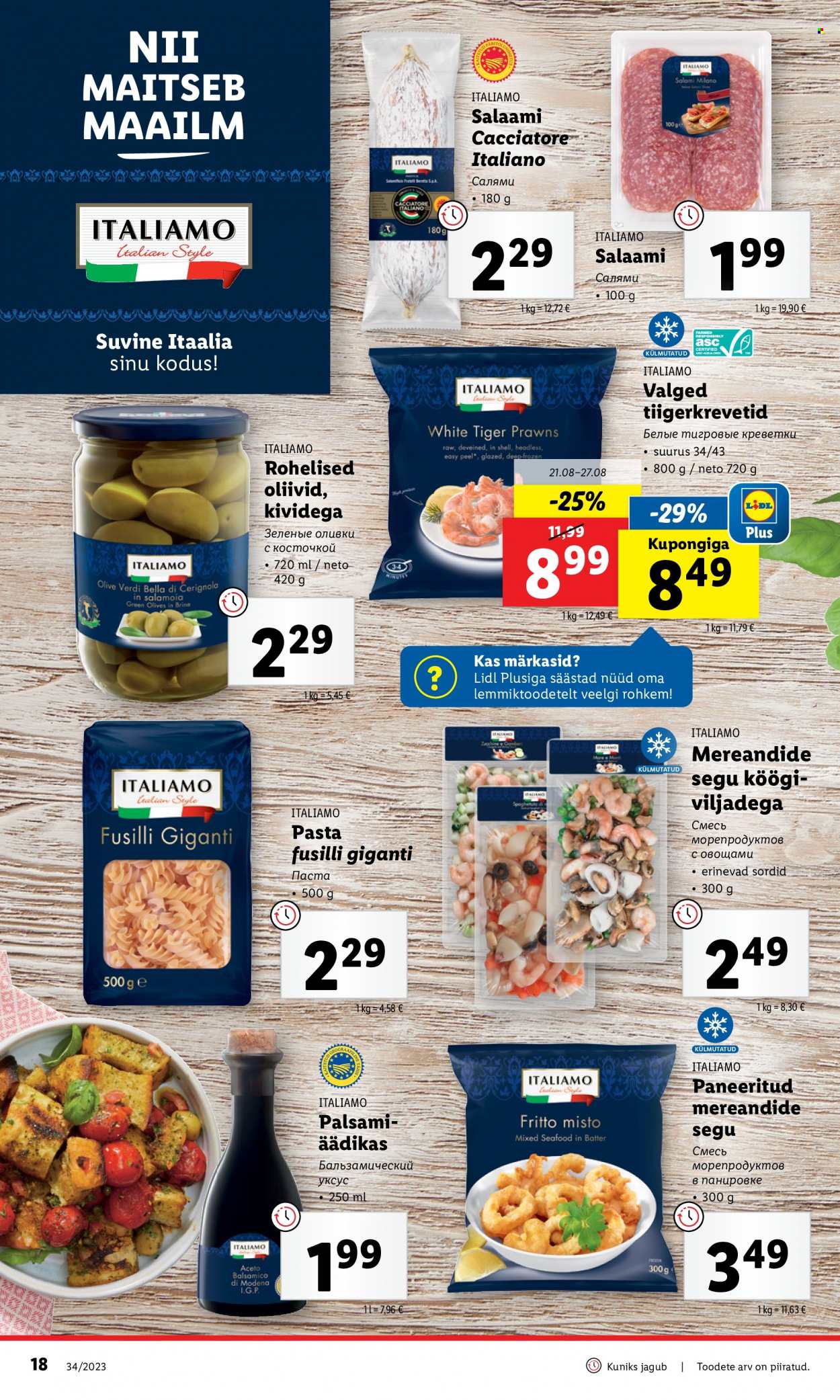 Lidl kliendileht - 21.08.2023 - 27.08.2023. Lehekülg 18