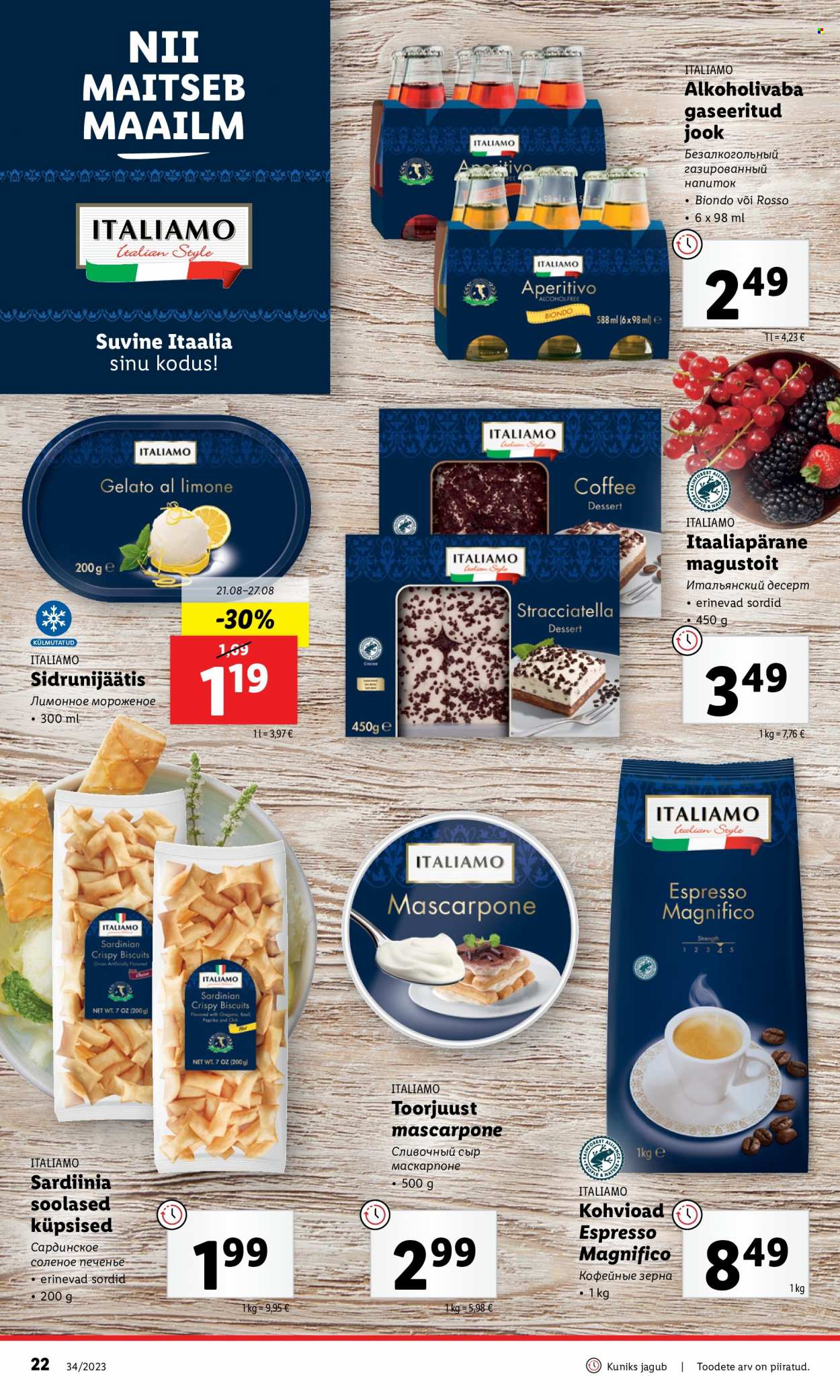 Lidl kliendileht - 21.08.2023 - 27.08.2023. Lehekülg 22