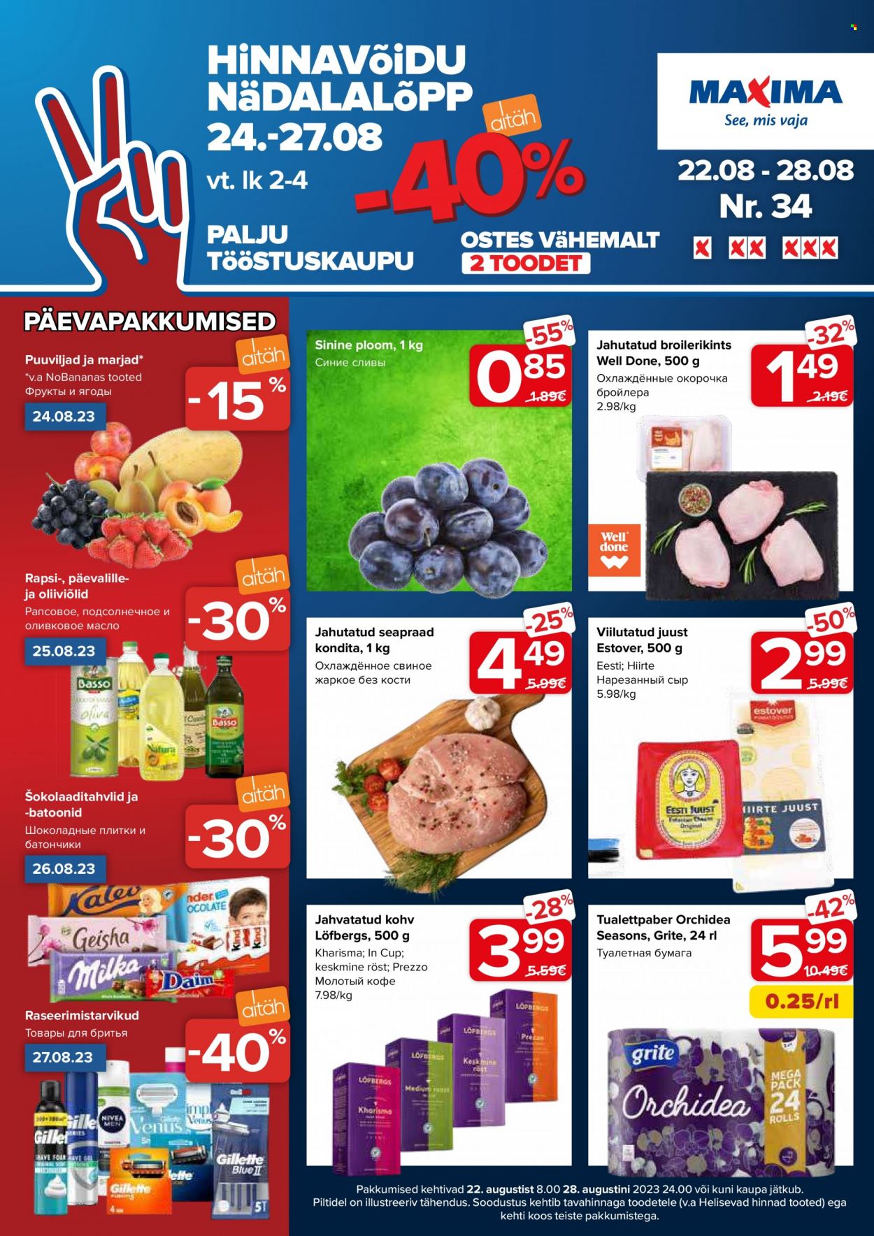 Maxima kliendileht - 22.08.2023 - 28.08.2023. Lehekülg 1