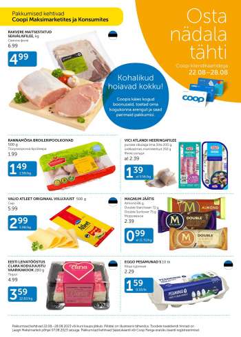 Kaupluse Coop kliendileht - 22.08.2023 - 28.08.2023.