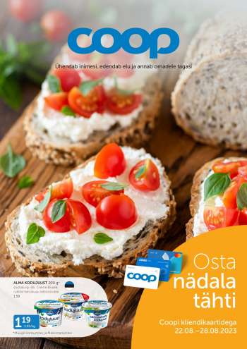 Kaupluse Coop kliendileht - 22.08.2023 - 28.08.2023.