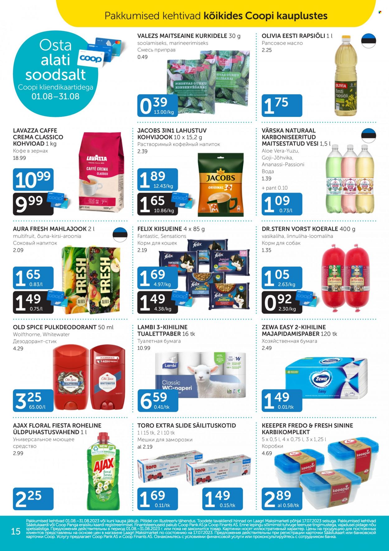 Coop kliendileht - 22.08.2023 - 28.08.2023. Lehekülg 15