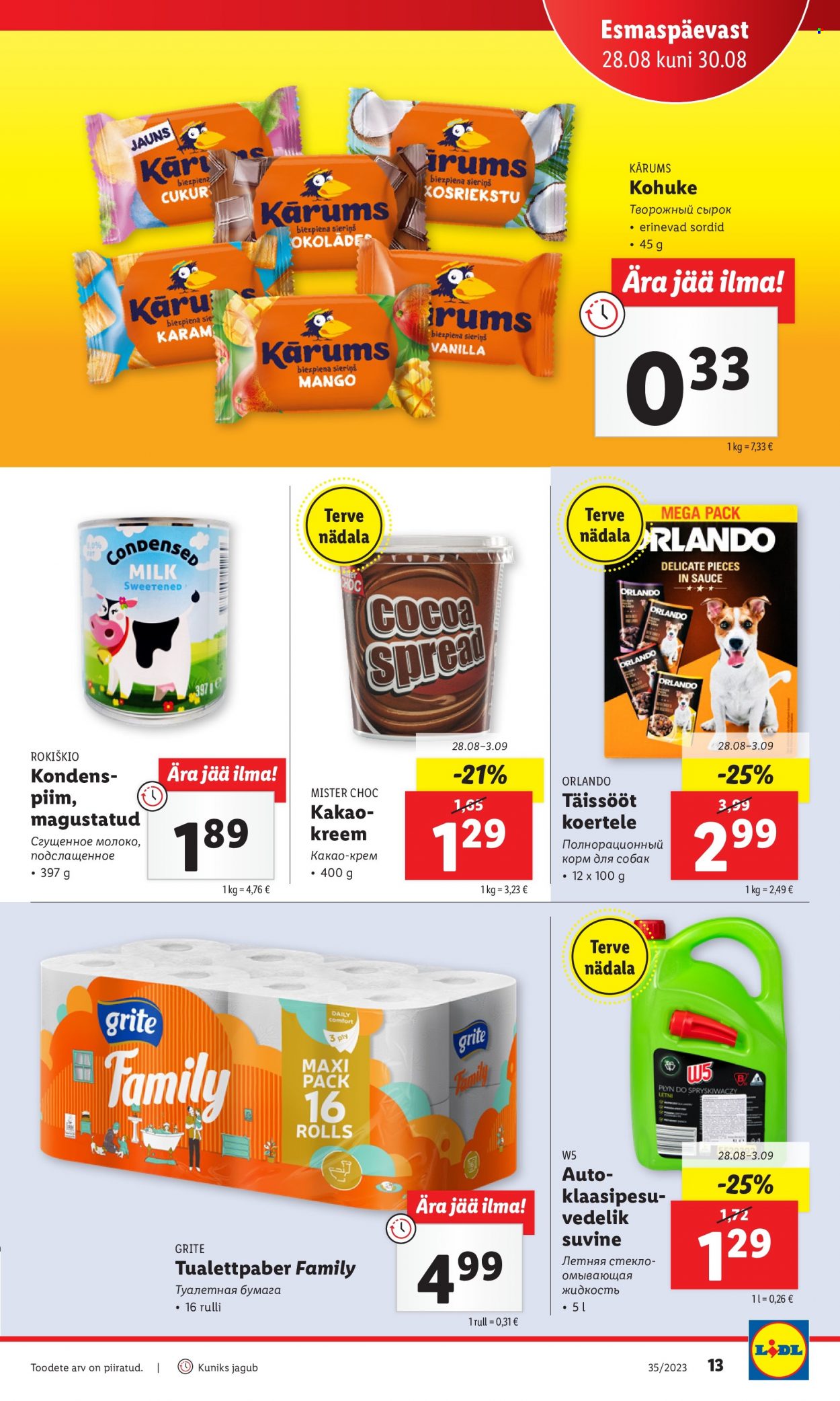 Lidl kliendileht - 28.08.2023 - 03.09.2023. Lehekülg 13