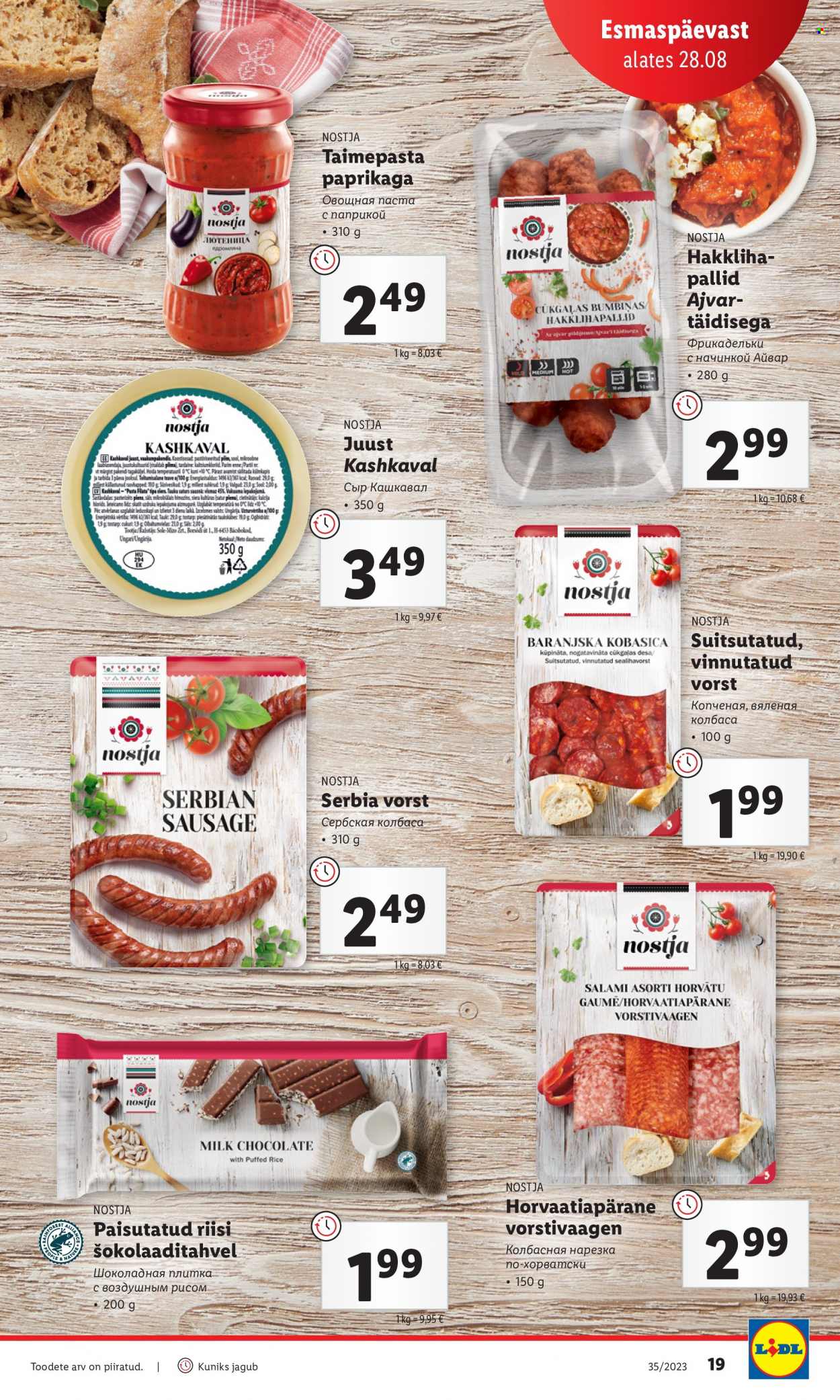 Lidl kliendileht - 28.08.2023 - 03.09.2023. Lehekülg 19