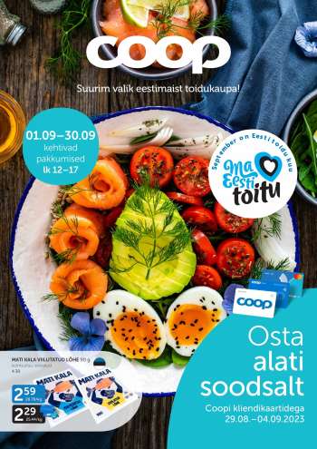 Kaupluse Coop kliendileht - 29.08.2023 - 04.09.2023.