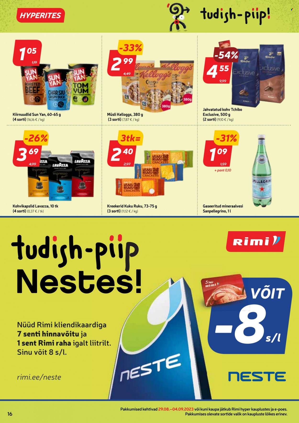 Rimi kliendileht - 29.08.2023 - 04.09.2023. Lehekülg 16