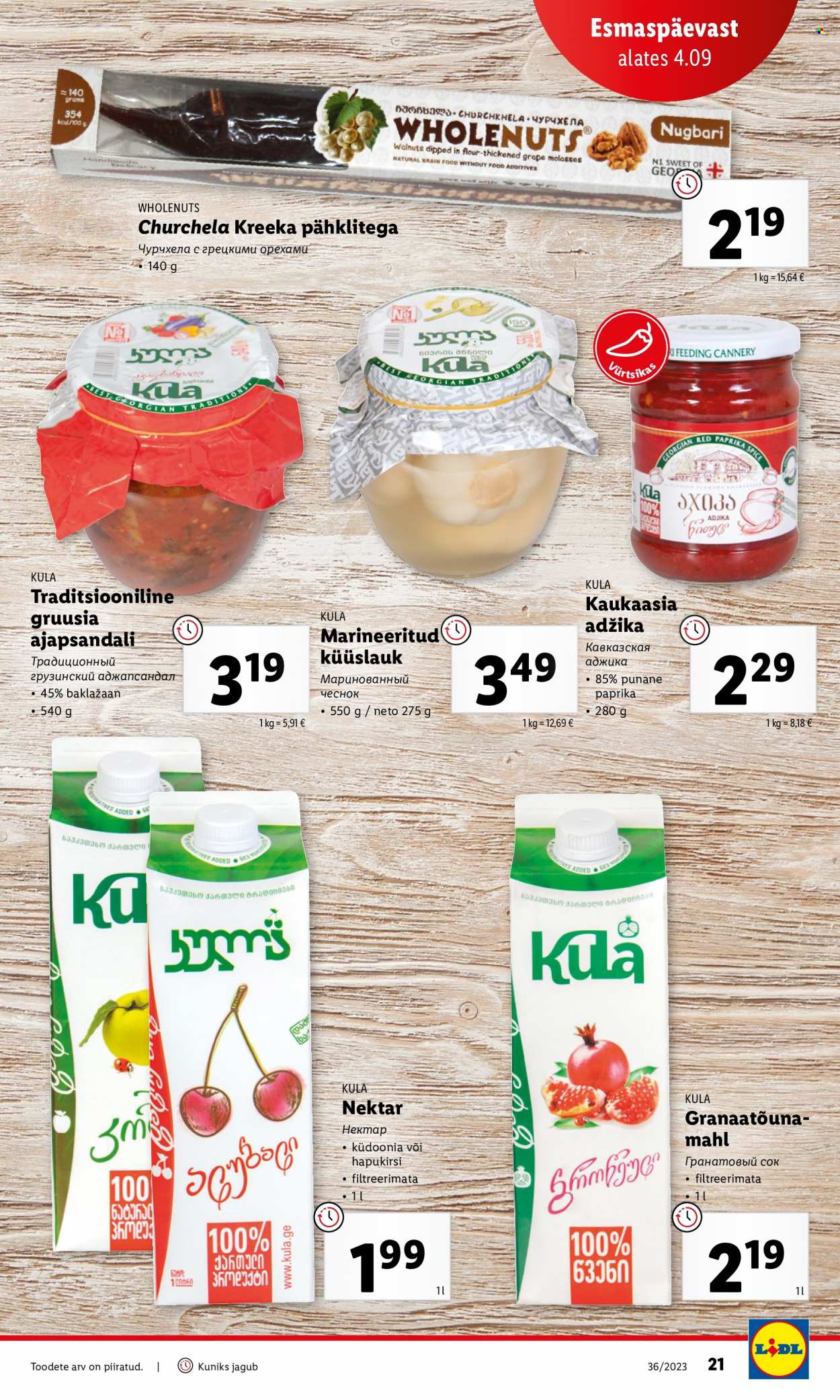 Lidl kliendileht - 04.09.2023 - 10.09.2023. Lehekülg 21