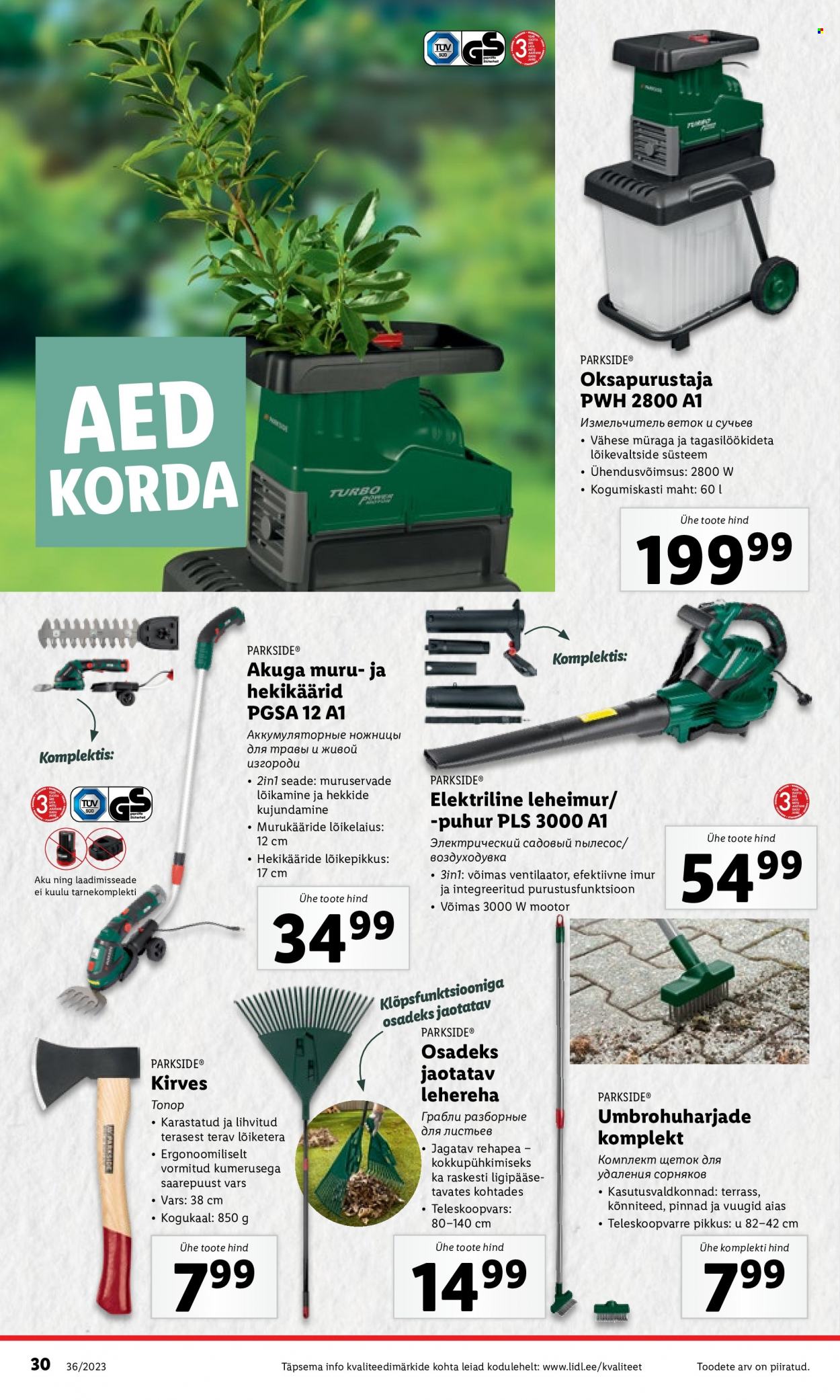 Lidl kliendileht - 04.09.2023 - 10.09.2023. Lehekülg 30