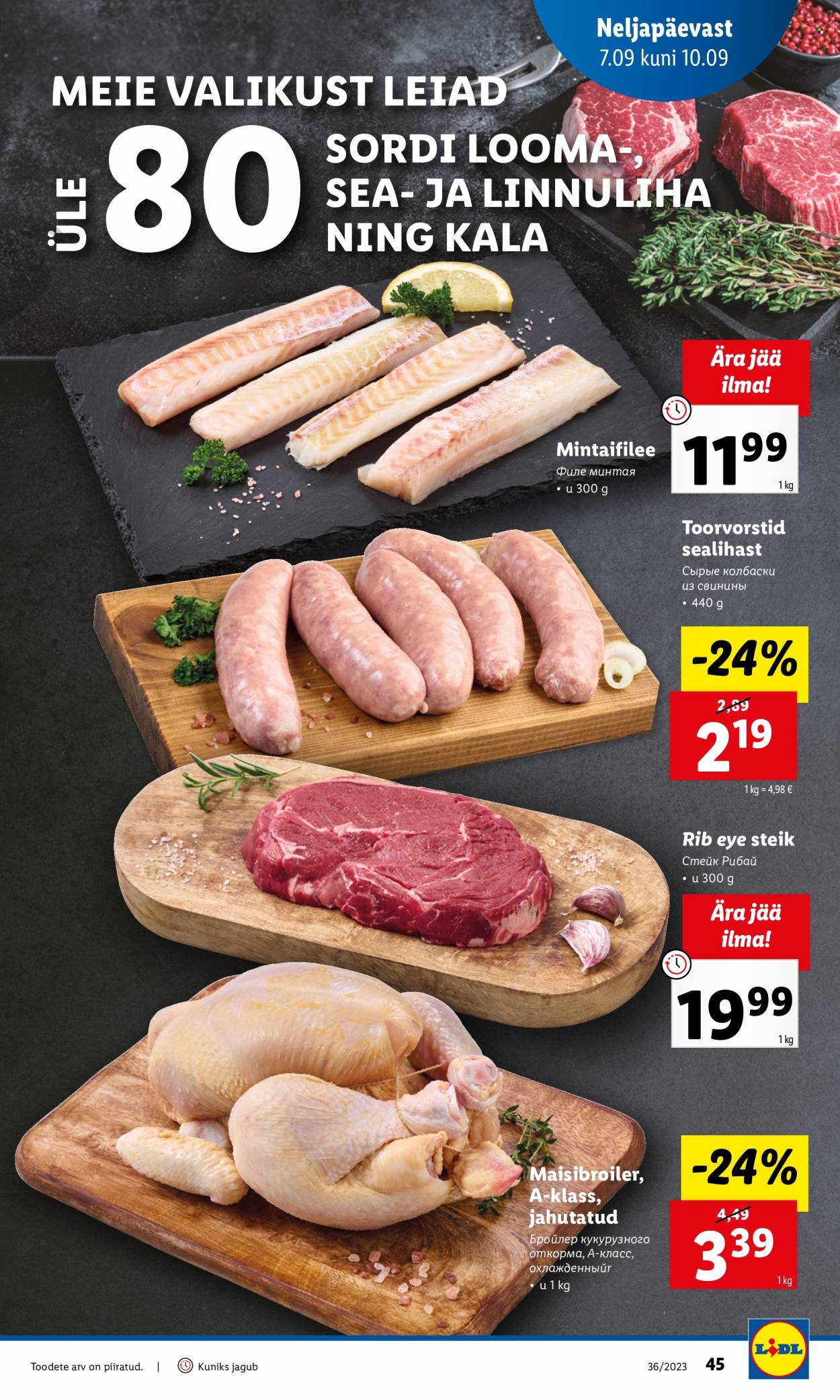 Lidl kliendileht - 04.09.2023 - 10.09.2023. Lehekülg 45