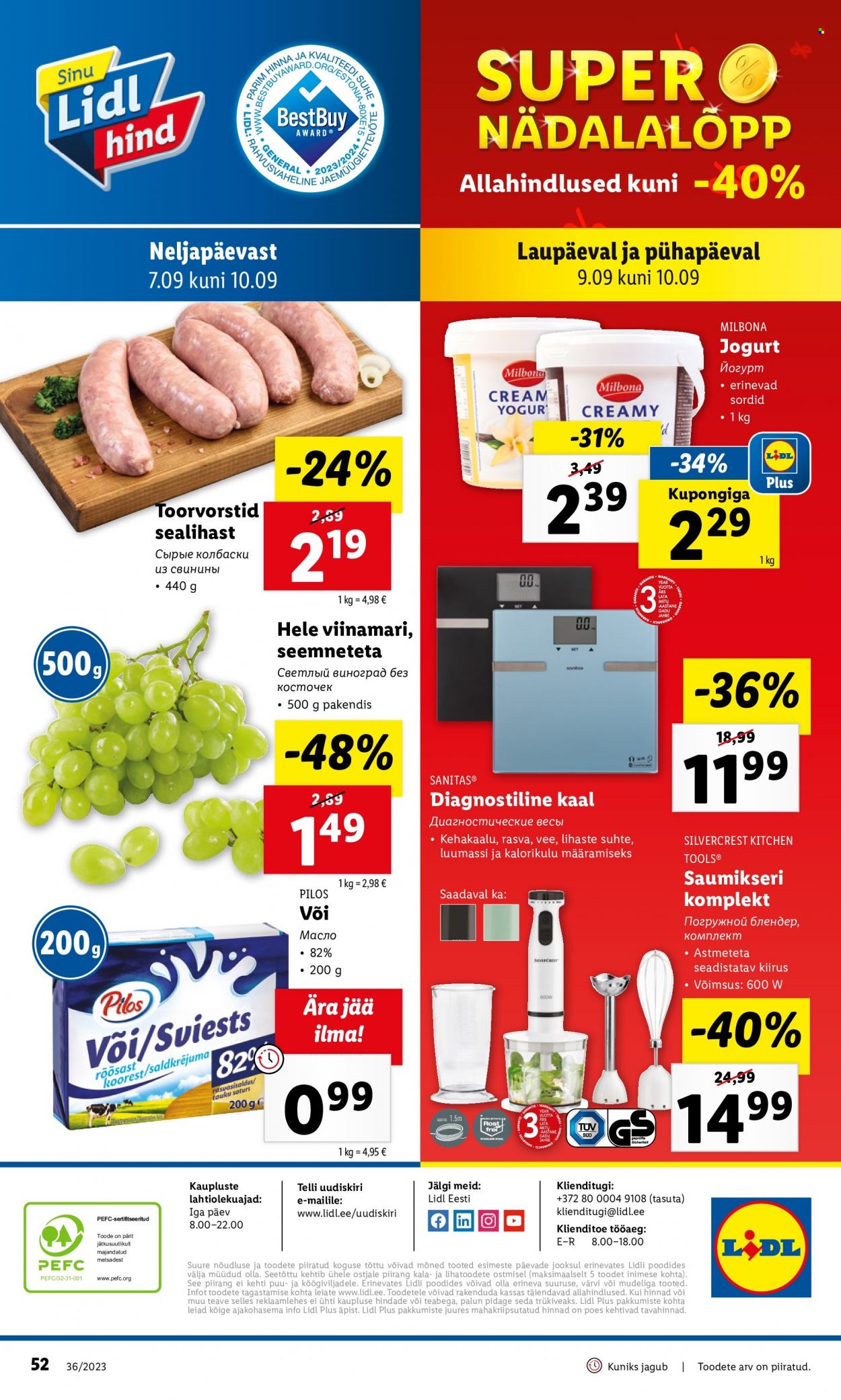 Lidl kliendileht - 04.09.2023 - 10.09.2023. Lehekülg 52