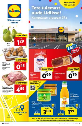 Kaupluse Lidl kliendileht - 04.09.2023 - 10.09.2023.