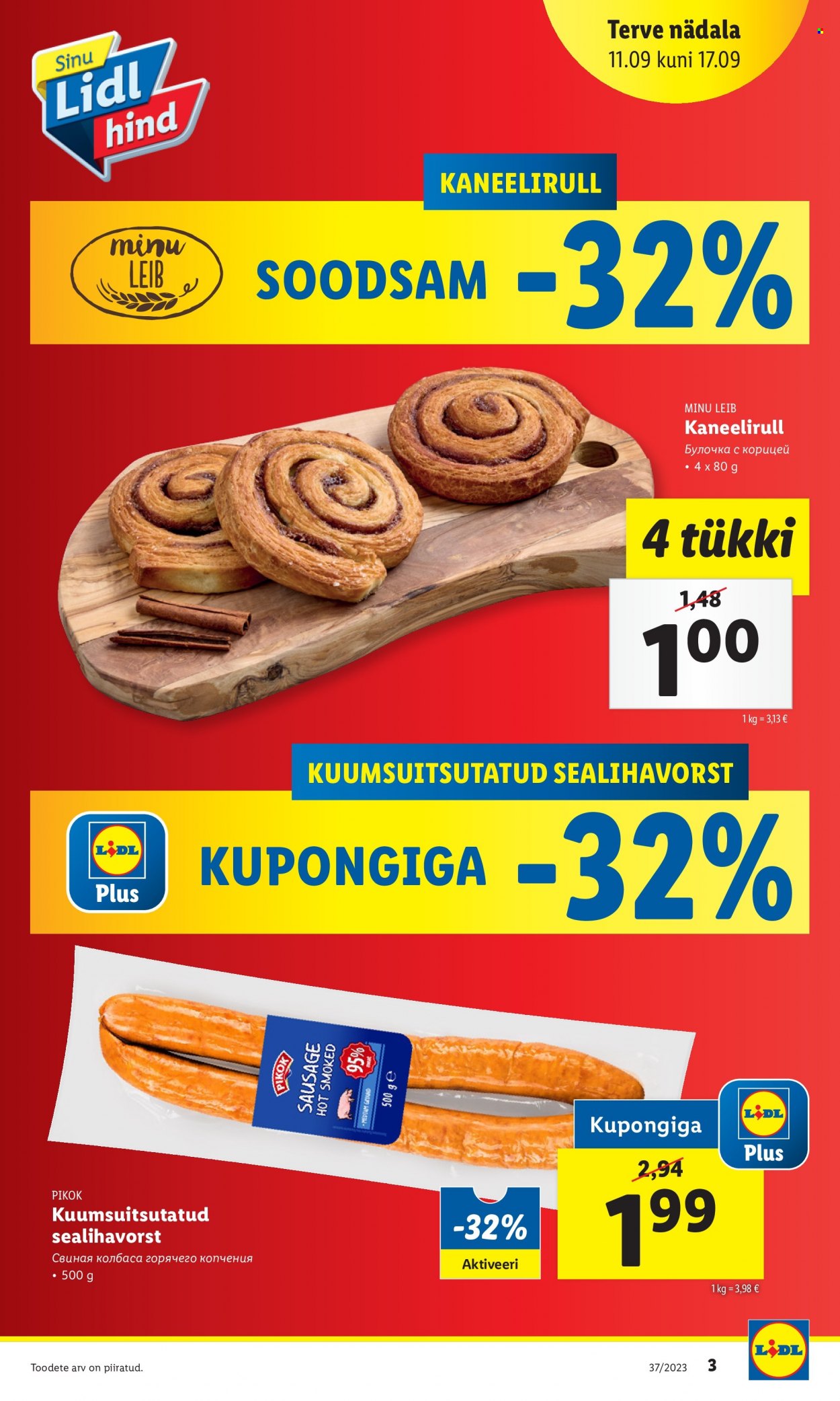 Lidl kliendileht - 11.09.2023 - 17.09.2023. Lehekülg 3