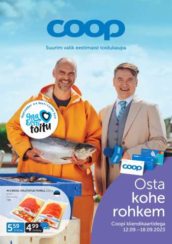Kaupluse Coop kliendileht - 12.09.2023 - 18.09.2023.