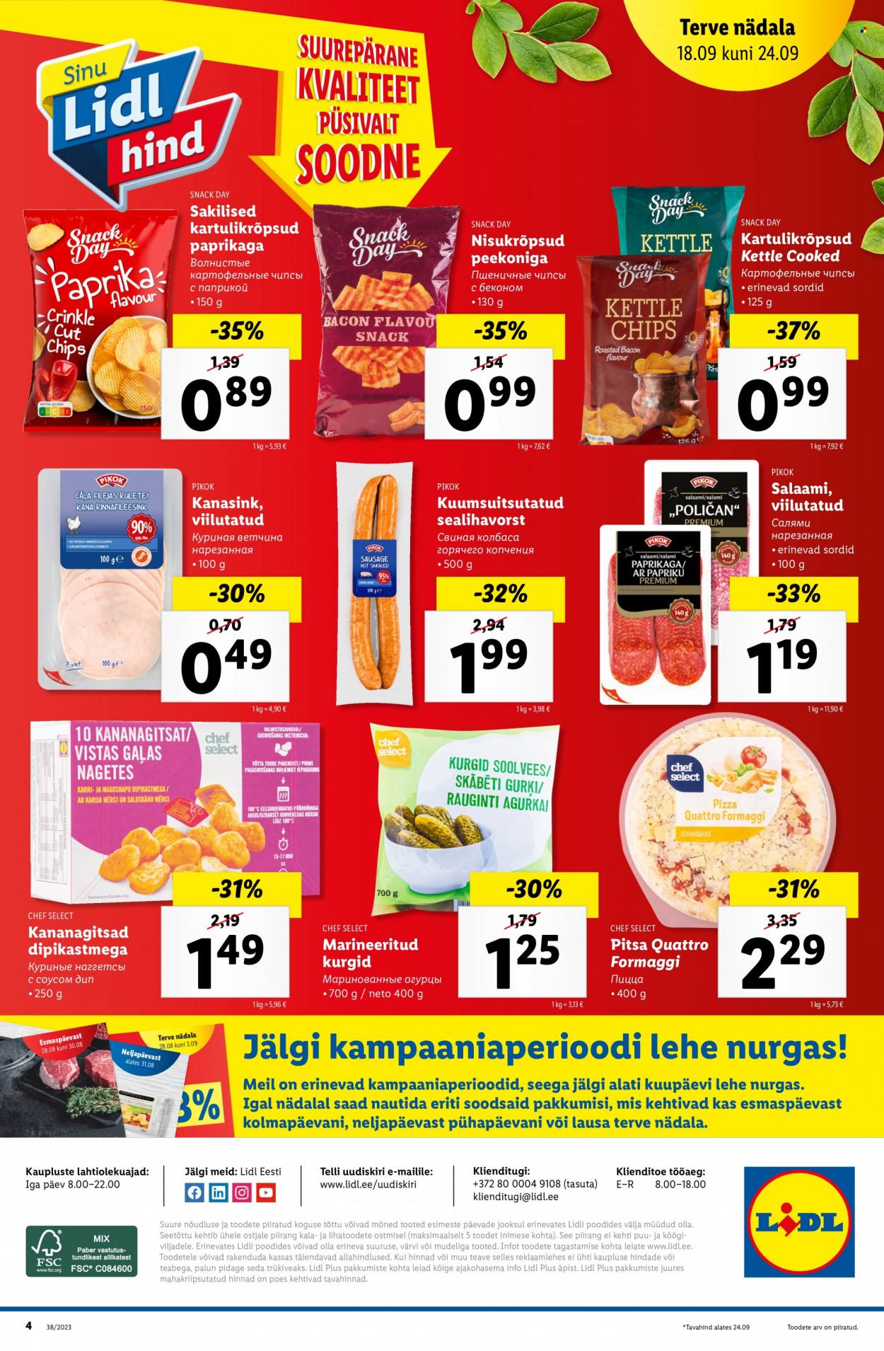 Lidl kliendileht - 18.09.2023 - 24.09.2023. Lehekülg 4