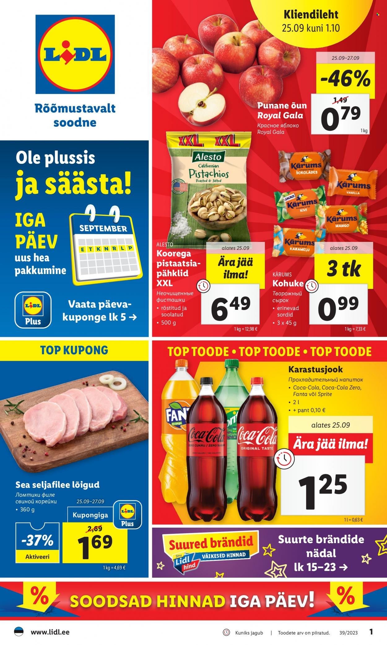 Lidl kliendileht - 25.09.2023 - 01.10.2023. Lehekülg 1