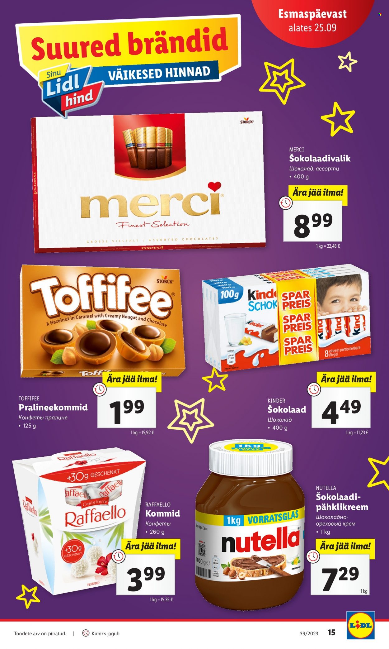 Lidl kliendileht - 25.09.2023 - 01.10.2023. Lehekülg 15