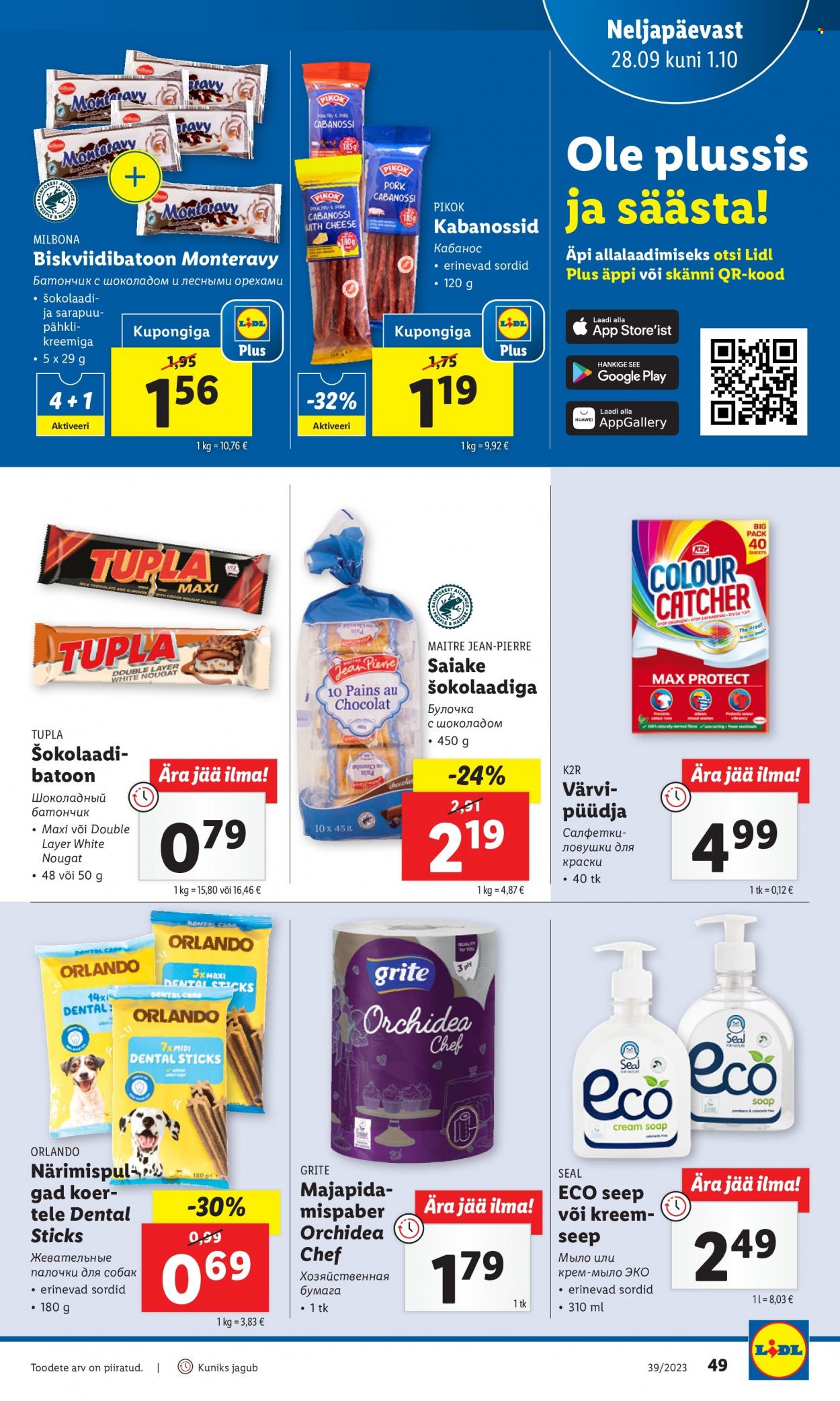 Lidl kliendileht - 25.09.2023 - 01.10.2023. Lehekülg 49