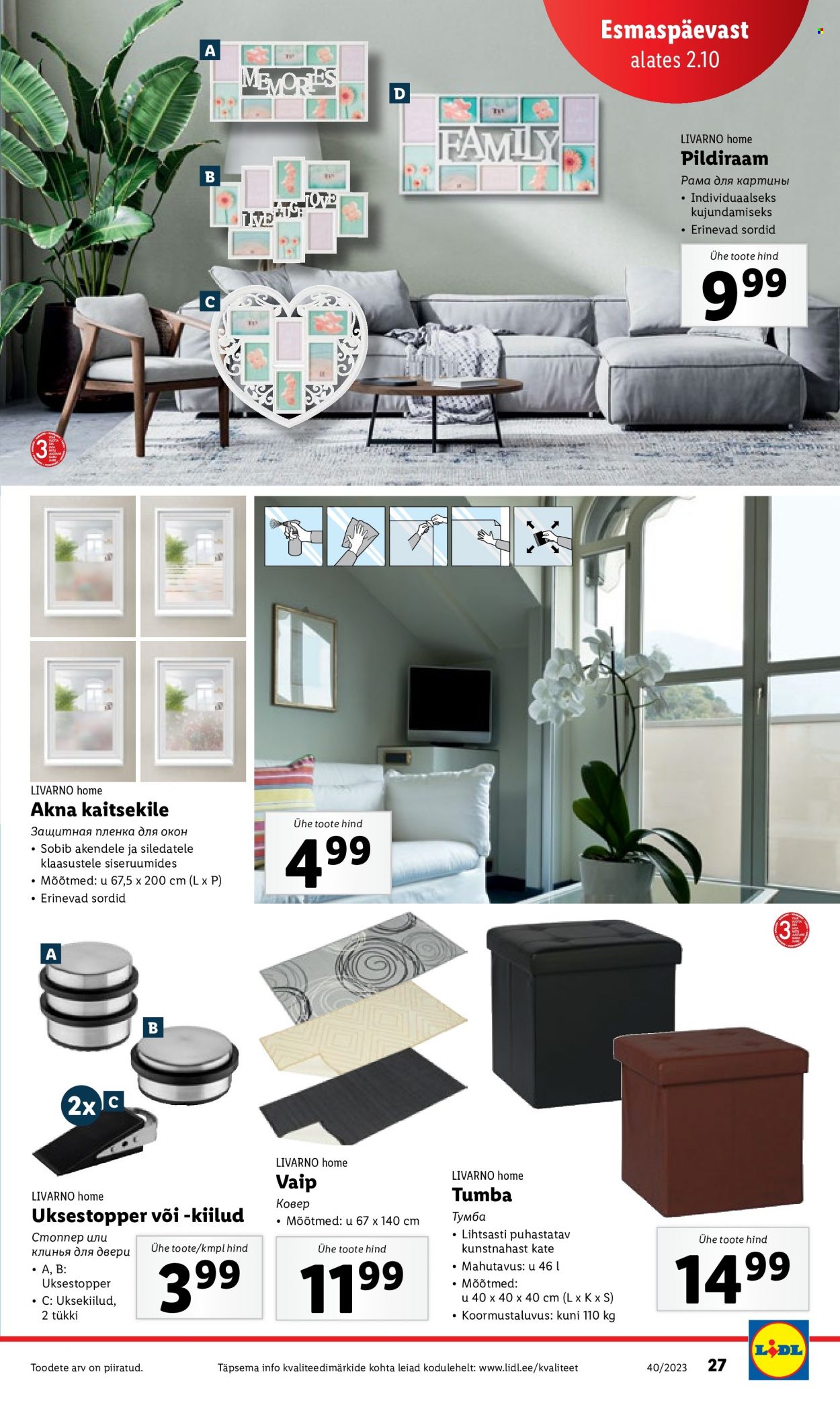 Lidl kliendileht - 02.10.2023 - 08.10.2023. Lehekülg 27