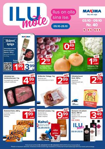 Kaupluse Maxima kliendileht - 03.10.2023 - 09.10.2023.