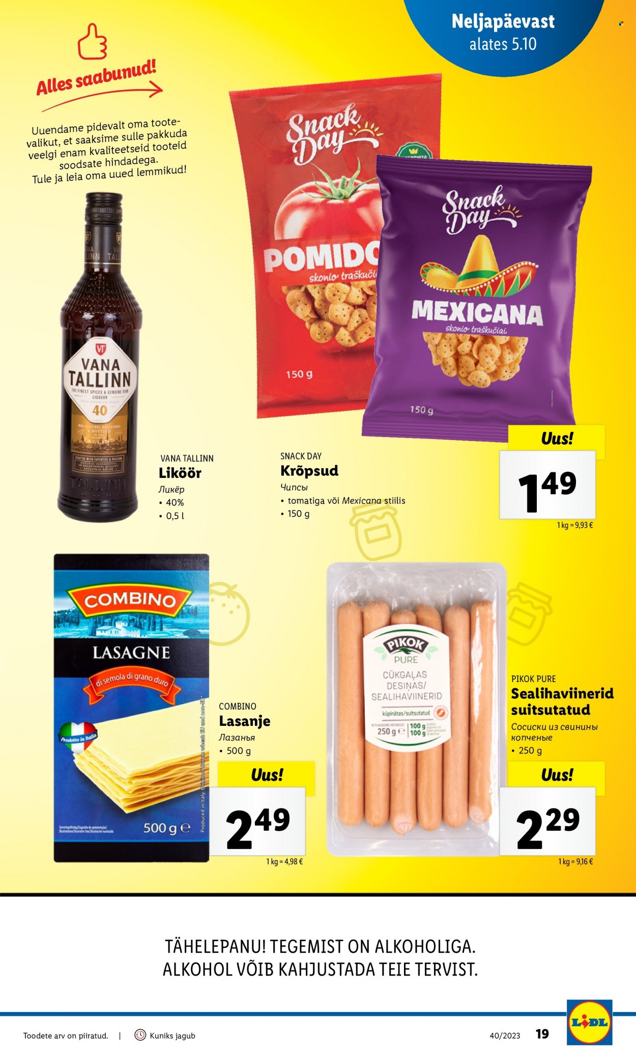Lidl kliendileht. Lehekülg 19