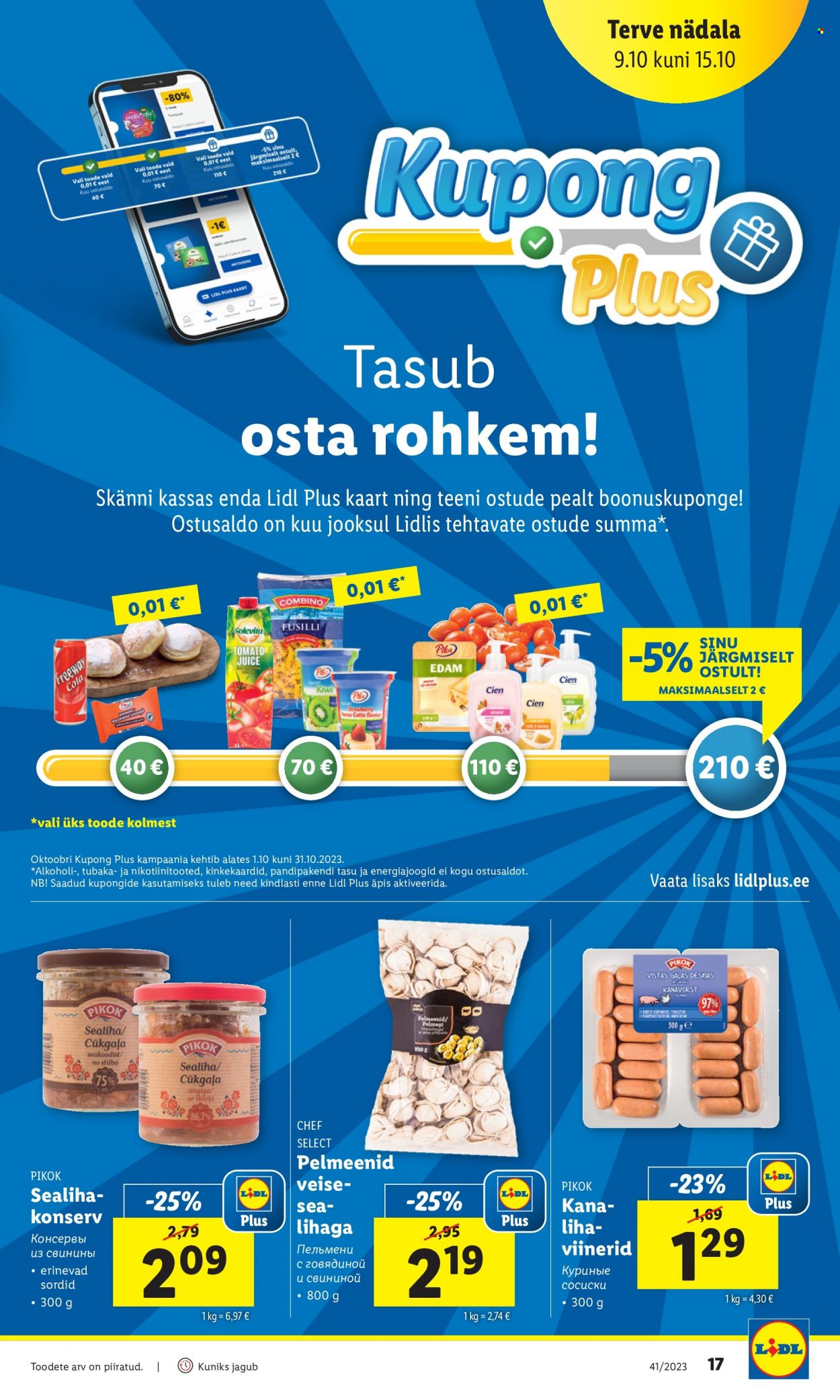 Lidl kliendileht - 09.10.2023 - 15.10.2023. Lehekülg 17