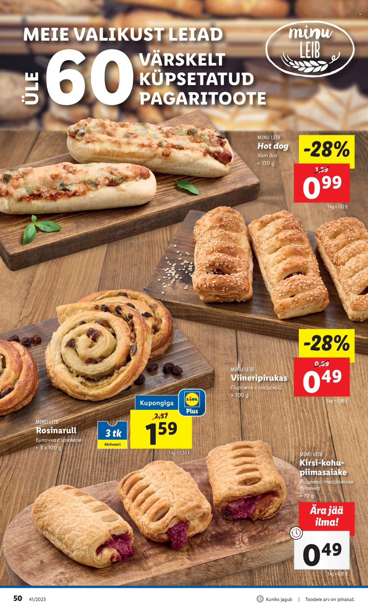 Lidl kliendileht - 09.10.2023 - 15.10.2023. Lehekülg 50