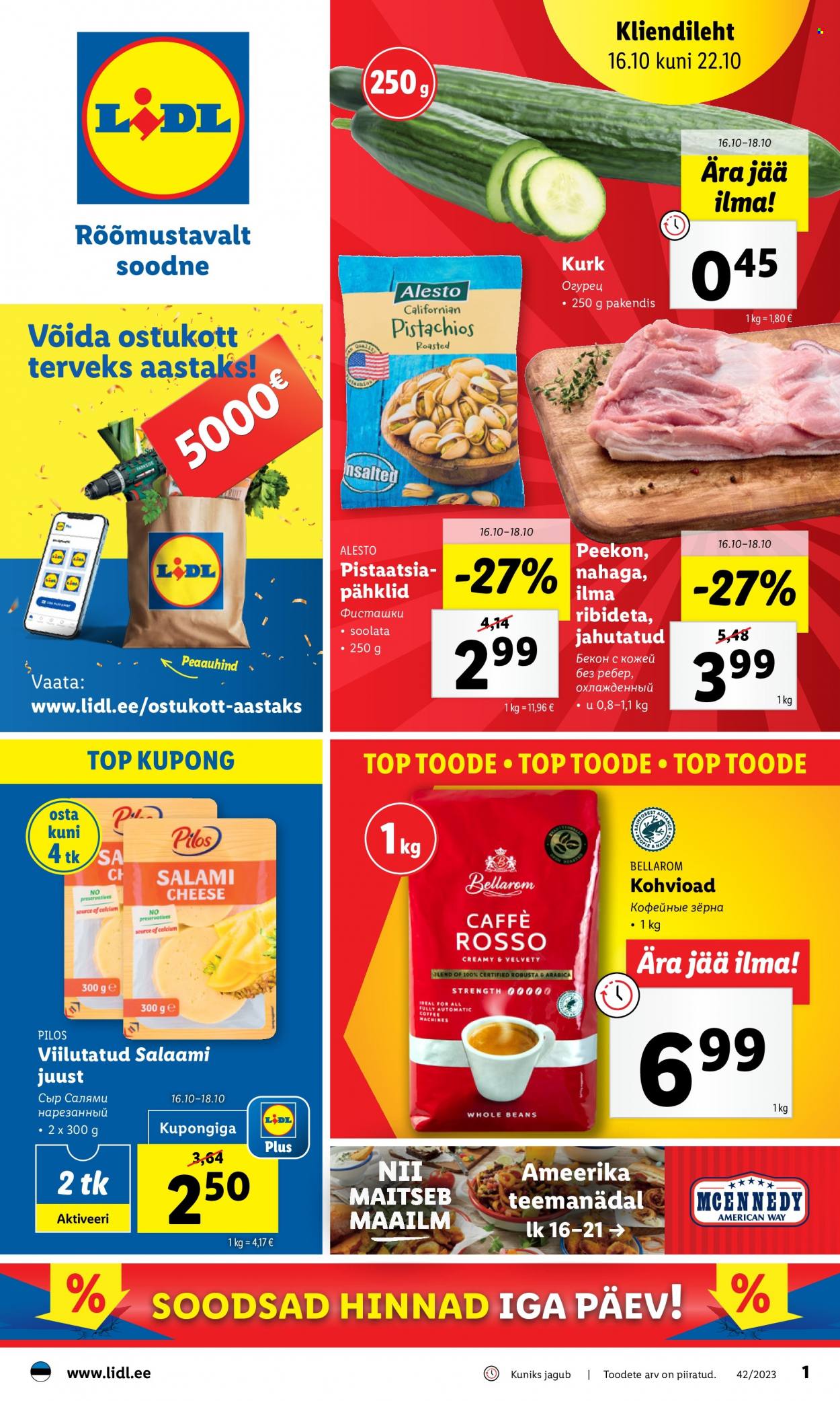 Lidl kliendileht - 16.10.2023 - 22.10.2023. Lehekülg 1