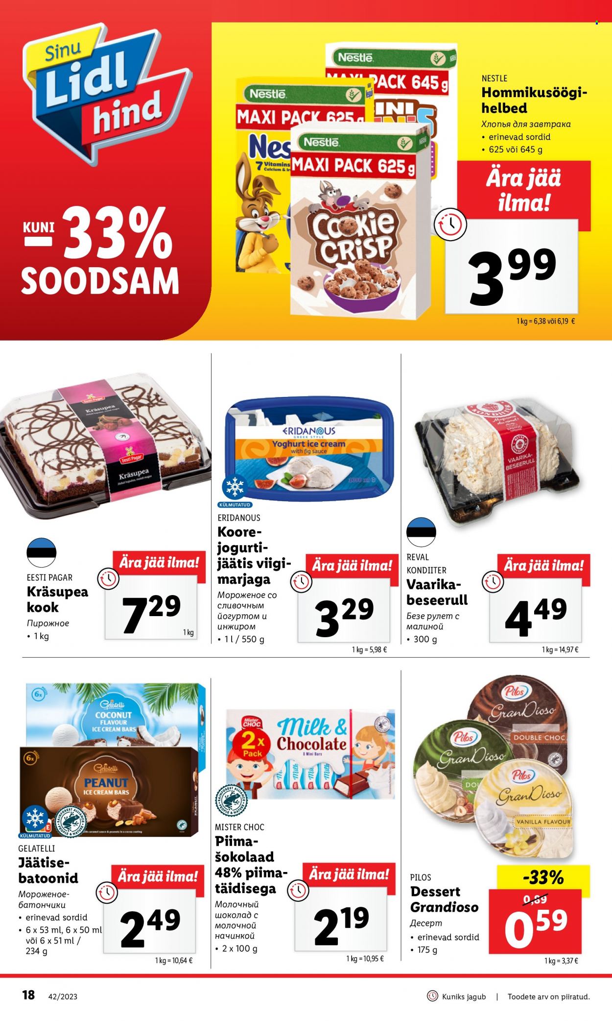 Lidl kliendileht - 16.10.2023 - 22.10.2023. Lehekülg 18
