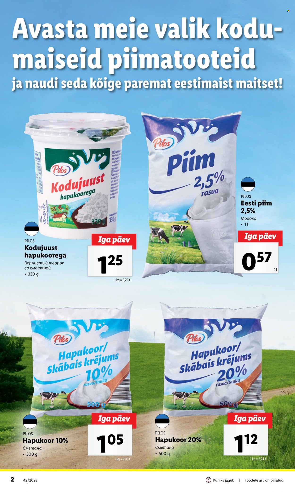 Lidl kliendileht. Lehekülg 2