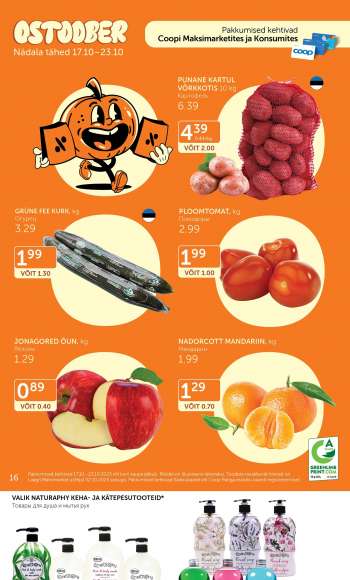 Kaupluse Coop kliendileht - 17.10.2023 - 23.10.2023.